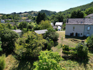 Maison en pierres avec chalet et grand terrain attenant