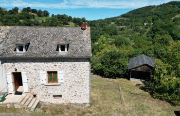 Maison en pierres avec chalet et grand terrain attenant