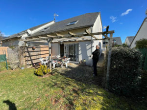 Maison T3, terrasse et garage